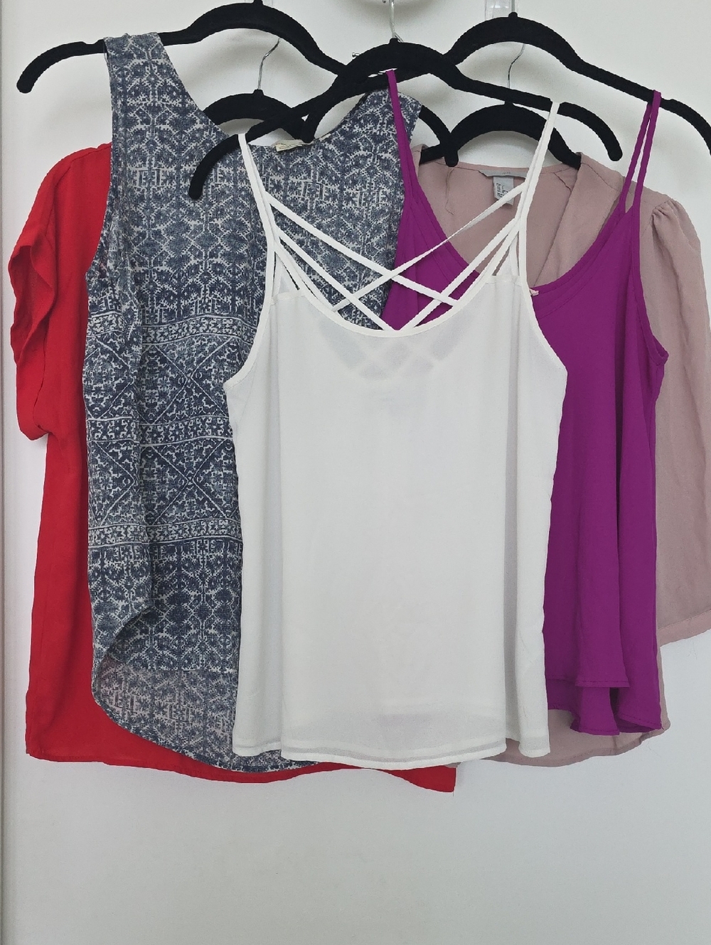 Set Of 5 Flowy Shirt Bundle